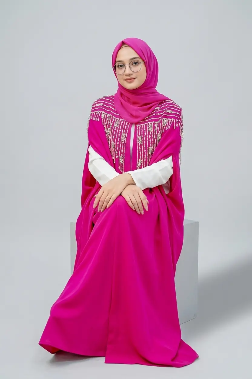 the Aroosa Bridel Abaya at the Best Abaya Shop in Abu Hali image 1